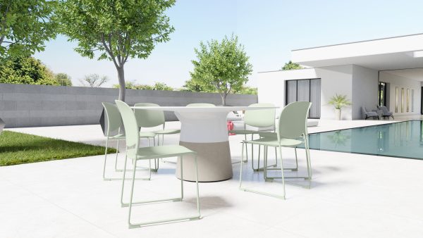 PRINGLE Matcha Stackable Indoor Outdoor Dining Chair 5 2