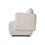 PROBE Cream Boucle Fabric Modern Lounge Chair