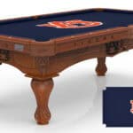 Auburn University Pool Table with Chardonnay Finish and Claw Leg 11 Auburn University Pool Table with Chardonnay Finish and Claw Leg