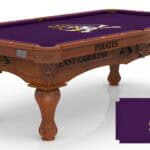 East Carolina University Pool Table with Chardonnay Finish and Claw Leg 11 East Carolina University Pool Table with Chardonnay Finish and Claw Leg