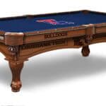 Louisiana Tech University Pool Table with Chardonnay Finish and Claw Leg