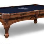 University of North Florida Pool Table with Chardonnay Finish and Claw Leg