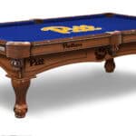 University of Pittsburgh Pool Table with Chardonnay Finish and Claw Leg