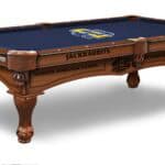 South Dakota State University Pool Table with Chardonnay Finish and Claw Leg