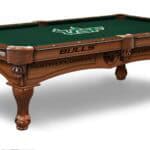 University of South Florida Pool Table with Chardonnay Finish and Claw Leg 11 University of South Florida Pool Table with Chardonnay Finish and Claw Leg