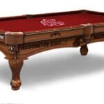 Washington State University Pool Table with Chardonnay Finish and Claw Leg
