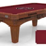 University of South Carolina Pool Table with Chardonnay Finish and Tapered Leg 11 University of South Carolina Pool Table with Chardonnay Finish and Tapered Leg