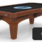 Utah Hockey Club Pool Table with Chardonnay Finish and Tapered Leg 11 Utah Hockey Club Pool Table with Chardonnay Finish and Tapered Leg