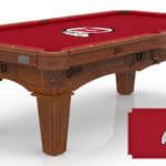 University of Utah Pool Table with Chardonnay Finish and Tapered Leg 11 University of Utah Pool Table with Chardonnay Finish and Tapered Leg