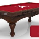 University of Alabama Pool Table with Navajo Finish and Claw Leg 11 University of Alabama Pool Table with Navajo Finish and Claw Leg