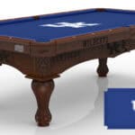 University of Kentucky Pool Table with Navajo Finish and Claw Leg 11 University of Kentucky Pool Table with Navajo Finish and Claw Leg