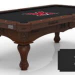 Miami (OH) University Pool Table with Navajo Finish and Claw Leg