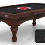 New Jersey Devils Pool Table with Navajo Finish and Claw Leg 11 New Jersey Devils Pool Table with Navajo Finish and Claw Leg