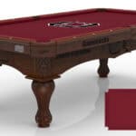 University of South Carolina Pool Table with Navajo Finish and Claw Leg 11 University of South Carolina Pool Table with Navajo Finish and Claw Leg