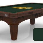 Baylor University Pool Table with Navajo Finish and Tapered Leg