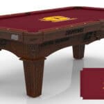 Central Michigan University Pool Table with Navajo Finish and Tapered Leg 11 Central Michigan University Pool Table with Navajo Finish and Tapered Leg