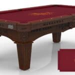 University of Louisiana at Monroe Pool Table with Navajo Finish and Tapered Leg 11 University of Louisiana at Monroe Pool Table with Navajo Finish and Tapered Leg