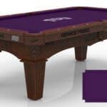 Texas Christian University Pool Table with Navajo Finish and Tapered Leg
