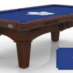 Toronto Maple Leafs Pool Table with Navajo Finish and Tapered Leg