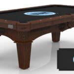 Utah Hockey Club Pool Table with Navajo Finish and Tapered Leg 11 Utah Hockey Club Pool Table with Navajo Finish and Tapered Leg