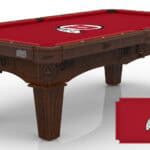 University of Utah Pool Table with Navajo Finish and Tapered Leg 11 University of Utah Pool Table with Navajo Finish and Tapered Leg