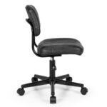 PU Leather Adjustable Office Chair with Ergonomic Backrest and Swivel