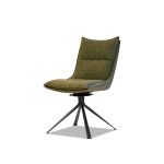 PUCCINI Evergreen Swivel Dining Chair Black Steel Base 7 PUCCINI Evergreen Swivel Dining Chair Black Steel Base