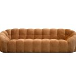 PUFFIN Toffee Chenille 3-Seater Sofa 105 inch