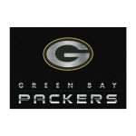 Packers 4x6 Chrome Area Rug Officially Licensed NFL