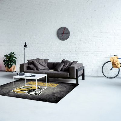 Packers 4x6 Distressed Area Rug Officially Licensed NFL