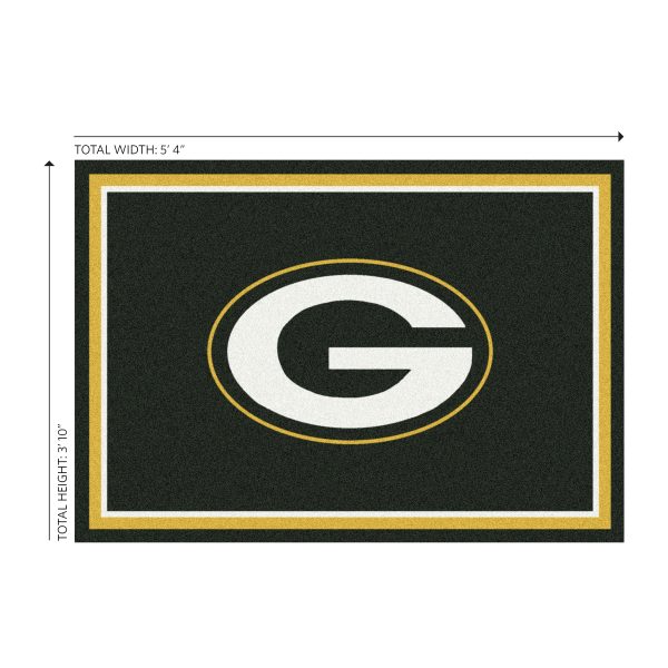 Packers 4x6 Spirit Rug Officially Licensed Team Area Rug