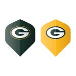 Packers Bristle Dartboard Cabinet Set with Darts