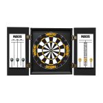 Packers Bristle Dartboard Cabinet Set with Darts