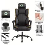 Packers Embroidered Headrest Champ Chair NFL Licensed