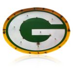 Packers Recycled Metal Lighted Logo Sign NFL Licensed