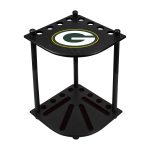 Packers Solid Wood Corner Cue Rack Game Room Addition
