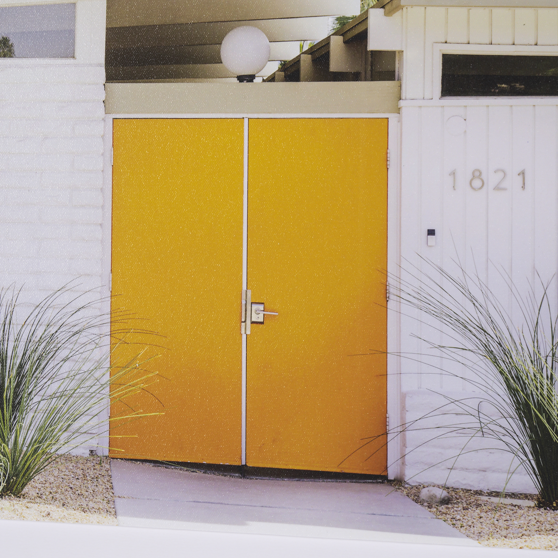 Palm Springs Villa by Irene Suchocki Hand Embelished Framed Art Print Matted under Glass 7 Palm Springs Villa by Irene Suchocki Hand Embelished Framed Art Print Matted under Glass - Image 7