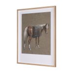Palomino Blanket by Mercana Studio a Hand Embelished Textured Framed Art Print