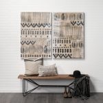 Papillion III 66x18 Natural Solid Wood and Iron Dining Bench