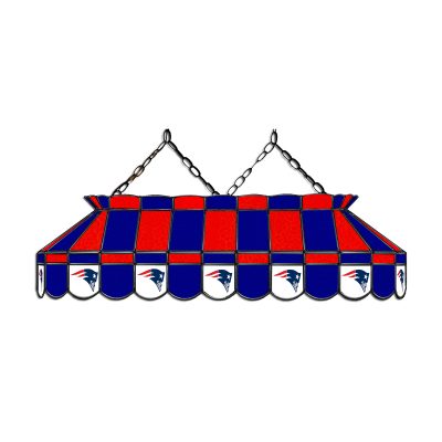 Patriots 40 Inch Stained Glass NFL Billiard Lamp
