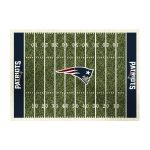 Patriots 4x6 Football Field Area Rug Homefield Collection