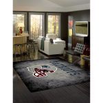 Patriots 8x11 Distressed Area Rug Officially Licensed NFL
