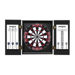 Patriots Bristle Dartboard Cabinet Set