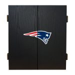 Patriots Bristle Dartboard Cabinet Set