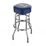 Patriots Chrome Logo American Crafted Bar Stool