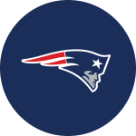 Patriots Chrome Logo American Crafted Bar Stool