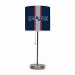 Patriots Chrome USB Charging Lamp with Changeable Shade Insert