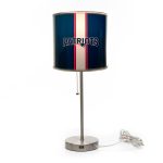 Patriots Chrome USB Charging Lamp with Changeable Shade Insert