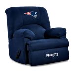 Patriots Embroidered Microfiber Rocker Recliner Big Game Chair