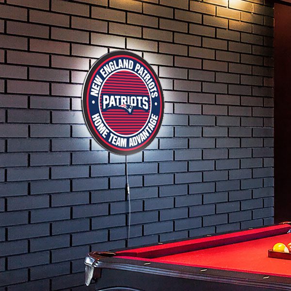 Patriots Home Field Advantage LED Lighted Sign 2